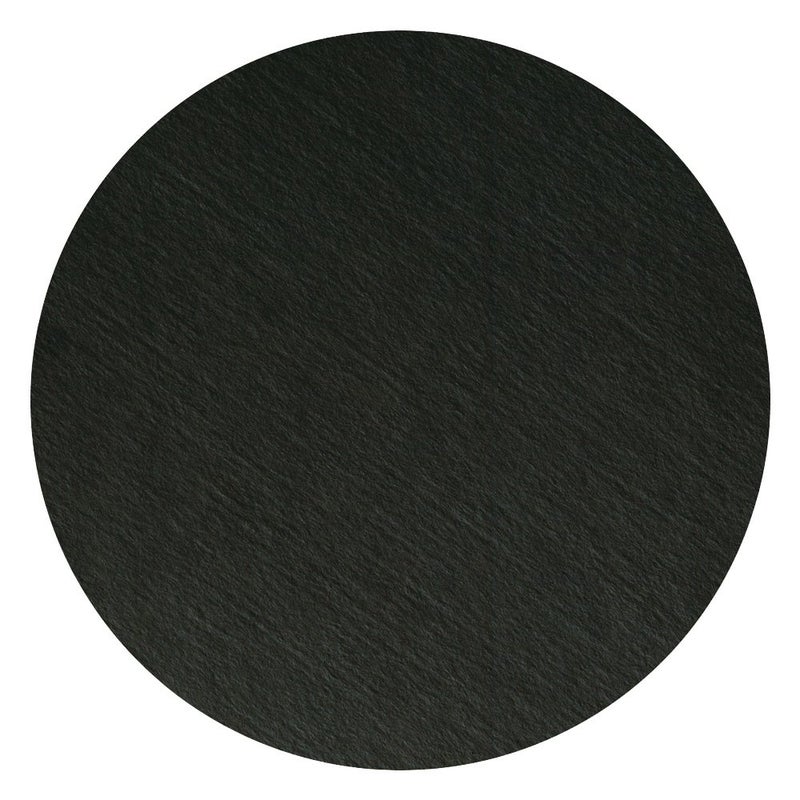 Hoffmaster 876107 Round Two-Sided Coaster, 4" Black (Pack of 500)